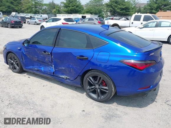 2023 Acura Integra w/A-Spec Package with VIN 19UDE4H35PA002597, listed as a IAAI auction lot 42444433 with 54,356 mi miles and . Bid and sale history available at DreamBid. Image 3.