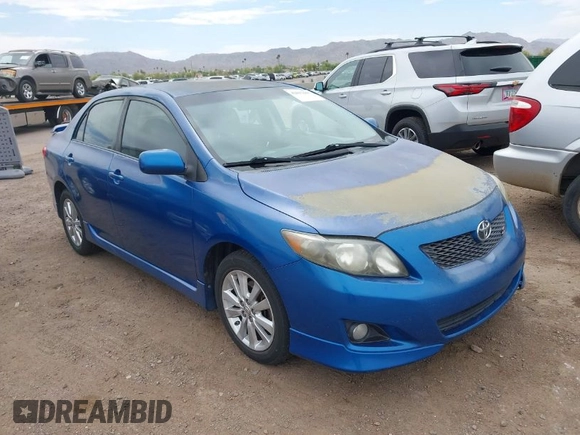 2009 Toyota Corolla with VIN 1NXBU40E49Z065984, listed as a IAAI auction lot 42037667 with 187,015 mi miles. Bid and sale history available at carsss.com. Image 1.