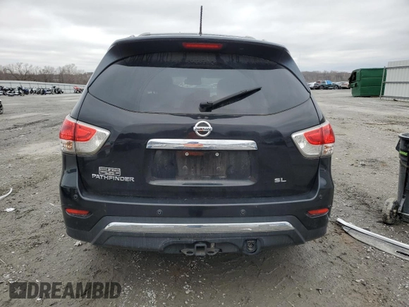 2015 Nissan Pathfinder S with VIN 5N1AR2MN4FC691578, listed as a Copart auction lot 44430495 with 116,676 mi miles and Salvage Title. Bid and sale history available at carsss.com. Image 6.