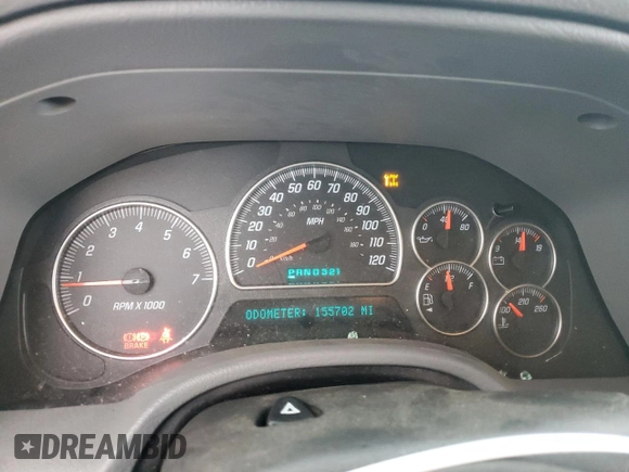 2005 GMC Envoy SLT with VIN 1GKDT13S052246204, listed as a Copart auction lot 68541044 with 155,702 mi miles and Salvage Title. Bid and sale history available at carsss.com. Image 9.