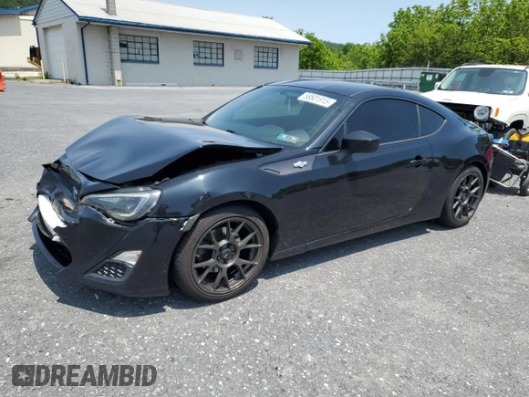 2014 Scion FR-S z VIN JF1ZNAA16E8702957, wystawiony jako Copart lot #58801915 z przebiegiem 114 656 mil mil oraz Szkoda całkowita • Salvage title. Historia ofert i sprzedaży dostępna na DreamBid. Obrazek 1.
