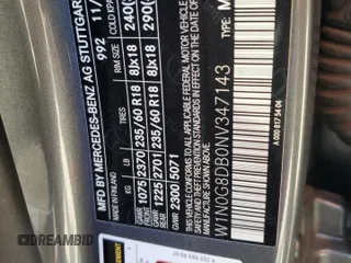 2022 Mercedes-Benz GLC 300 with VIN W1N0G8DB0NV347143, listed as a Copart auction lot 60288505 with 28,989 mi miles and Salvage title. Bid and sale history available at DreamBid. Image 13.
