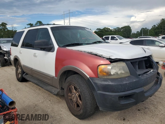 2003 Ford Expedition Eddie Bauer with VIN 1FMFU17L93LA86668, listed as a Copart auction lot 62023215 with Not provided miles and Salvage title. Bid and sale history available at DreamBid. Image 4.
