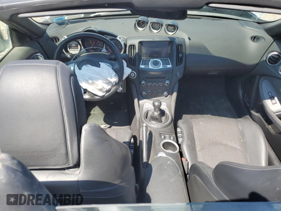 2012 Nissan 370Z Touring with VIN JN1AZ4FH3CM370910, listed as a Copart auction lot 65940005 with 23,009 mi miles and Salvage title. Bid and sale history available at DreamBid. Image 8.
