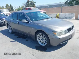 2003 BMW 7 Series 745i with VIN WBAGL63443DP63205, listed as a IAAI auction lot 42682836 with 103,551 mi miles and . Bid and sale history available at DreamBid. Image 1.