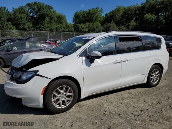 2020 Chrysler Voyager LXI with VIN 2C4RC1DG8LR257347, listed as a Copart auction lot 57950064 with NaN miles and Non Repairable. Bid and sale history available at carsss.com. Image 1.