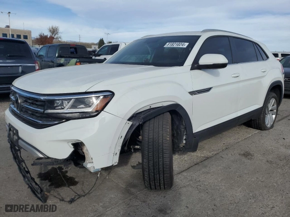 2021 Volkswagen Atlas Cross Sport 3.6L V6 SE w/Technology with VIN 1V2KE2CA0MC203869, listed as a Copart auction lot 81821024 with 30,354 mi miles and Salvage Title. Bid and sale history available at carsss.com. Image 1.