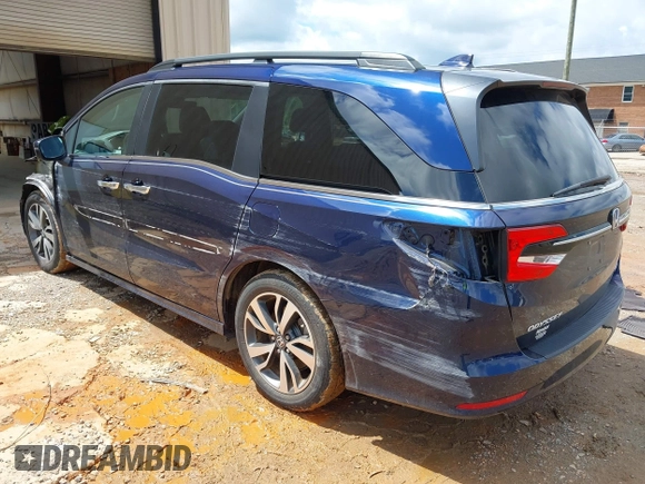 2022 Honda Odyssey Touring with VIN 5FNRL6H86NB004865, listed as a IAAI auction lot 42254009 with 47,229 mi miles and . Bid and sale history available at DreamBid. Image 3.
