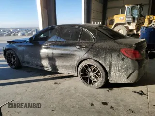 2017 Mercedes-Benz C 43 AMG with VIN 55SWF6EB7HU209463, listed as a Copart auction lot 87859325 with 99,801 mi miles and Salvage Title. Bid and sale history available at DreamBid. Image 2.