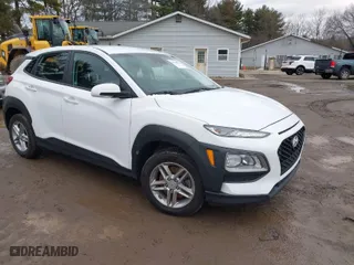 2021 Hyundai Kona SE with VIN KM8K1CAAXMU745573, listed as a IAAI auction lot 41743170 with 49,328 mi miles. Bid and sale history available at carsss.com. Image 1.