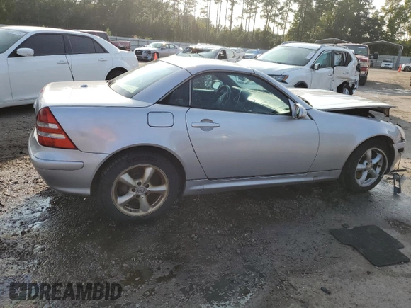 2002 Mercedes-Benz SLK-Class 3.2L with VIN WDBKK65F22F248235, listed as a Copart auction lot 71177974 with Not Provided miles and Salvage Title. Bid and sale history available at carsss.com. Image 3.