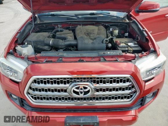 2017 Toyota Tacoma SR5 with VIN 3TMAZ5CN9HM047177, listed as a Copart auction lot 53431405 with 85,045 mi miles and Salvage Title. Bid and sale history available at DreamBid. Image 11.