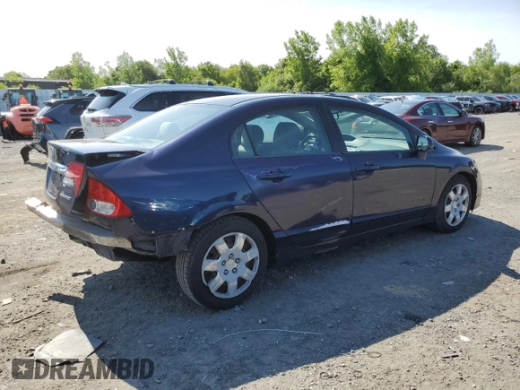 2009 Honda Civic LX z VIN 2HGFA16509H535517, wystawiony jako Copart lot #58602025 z przebiegiem 179 742 mil mil oraz Czysty tytuł • Clean title. Historia ofert i sprzedaży dostępna na DreamBid. Obrazek 3.