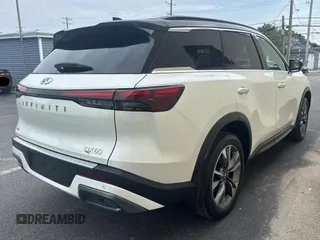 2022 Infiniti QX60 Luxe with VIN 5N1DL1FSXNC333458, listed as a Copart auction lot 61234555 with 63,665 mi miles and Clean title. Bid and sale history available at DreamBid. Image 4.