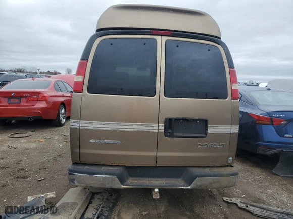 2003 Chevrolet Express Cargo Van YF7 Upfitter with VIN 1GBFG15T631192686, listed as a Copart auction lot 51153725 with 124,227 mi miles and Clean Title. Bid and sale history available at carsss.com. Image 6.