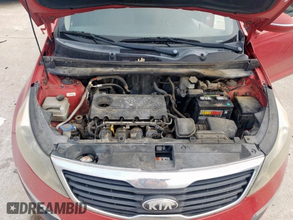 2013 Kia Sportage LX with VIN KNDPB3A25D7462917, listed as a Copart auction lot 55827725 with 230,877 mi miles and Clean title. Bid and sale history available at DreamBid. Image 11.