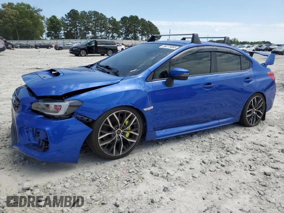2020 Subaru WRX STI Limited with VIN JF1VA2Y63L9822353, listed as a Copart auction lot 58275065 with 48,484 mi miles and Clean title. Bid and sale history available at DreamBid. Image 1.