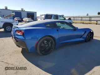 2014 Chevrolet Corvette 2LT with VIN 1G1YD2D78E5130055, listed as a Copart auction lot 88337585 with 18,191 mi miles and Salvage title. Bid and sale history available at DreamBid. Image 3.