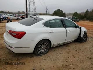 2015 Kia Cadenza Premium with VIN KNALN4D76F5197570, listed as a Copart auction lot 79355324 with 94,377 mi miles and Salvage Title. Bid and sale history available at carsss.com. Image 3.