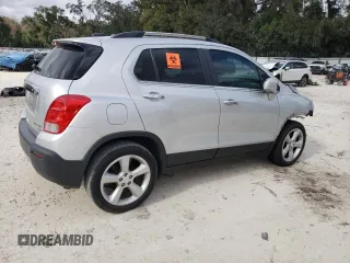 2016 Chevrolet Trax LTZ with VIN 3GNCJRSB5GL255423, listed as a Copart auction lot 86134524 with 61,776 mi miles and Salvage Title. Bid and sale history available at carsss.com. Image 3.