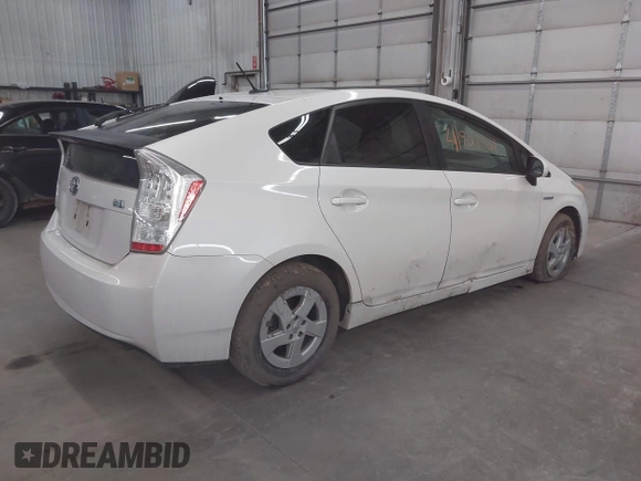 2011 Toyota Prius I with VIN JTDKN3DU2B0327897, listed as a IAAI auction lot 41908301 with 136,486 mi miles and . Bid and sale history available at DreamBid. Image 4.