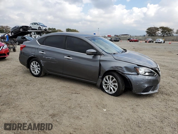 2018 Nissan Sentra S with VIN 3N1AB7AP5JY341116, listed as a Copart auction lot 43018125 with 79,349 mi miles and Salvage Title. Bid and sale history available at carsss.com. Image 4.