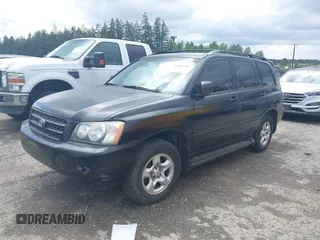 2002 Toyota Highlander with VIN JTEGD21A620038093, listed as a IAAI auction lot 42303785 with 205,743 mi miles and . Bid and sale history available at DreamBid. Image 2.
