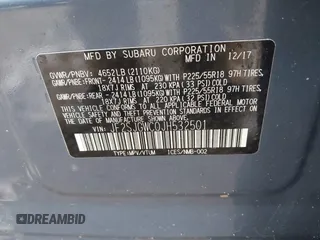 2018 Subaru Forester Touring with VIN JF2SJGWC0JH532501, listed as a IAAI auction lot 41478743 with 98,780 mi miles. Bid and sale history available at carsss.com. Image 9.