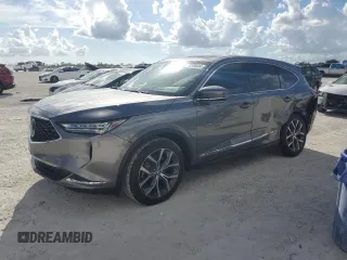2023 Acura MDX w/Technology Package with VIN 5J8YD9H46PL004227, listed as a Copart auction lot 84506634 with 50,785 mi miles and Salvage Title. Bid and sale history available at carsss.com. Image 1.