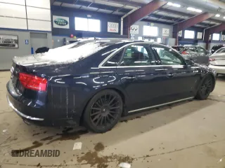 2013 Audi A8 3.0L with VIN WAUAGAFD6DN019898, listed as a Copart auction lot 45758405 with 105,190 mi miles and Clean title. Bid and sale history available at DreamBid. Image 3.
