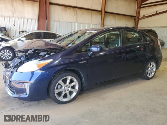 2013 Toyota Prius One with VIN JTDKN3DUXD1707664, listed as a Copart auction lot 56207165 with Not provided miles and Salvage title. Bid and sale history available at DreamBid. Image 1.