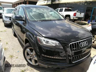 2014 Audi Q7 Premium Plus with VIN WA1LGBFE8ED016688, listed as a IAAI auction lot 42717215 with 61,517 mi miles and . Bid and sale history available at DreamBid. Image 1.
