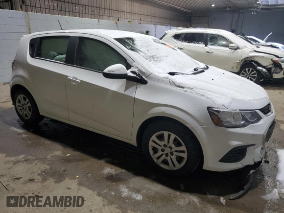 2017 Chevrolet Sonic LT with VIN 1G1JG6SG0H4155416, listed as a Copart auction lot 85453214 with Not provided miles and Salvage title. Bid and sale history available at DreamBid. Image 4.