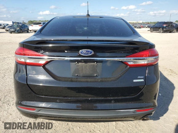 2018 Ford Fusion SE with VIN 3FA6P0HD0JR222901, listed as a Copart auction lot 39980334 with 135,261 mi miles and Salvage Title. Bid and sale history available at carsss.com. Image 6.