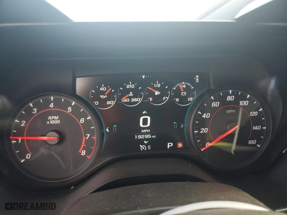2016 Chevrolet Camaro 2LT with VIN 1G1FD3DS0G0168879, listed as a Copart auction lot 58664714 with 19,295 mi miles and Salvage Title. Bid and sale history available at carsss.com. Image 9.