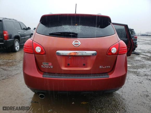 2011 Nissan Rogue SV with VIN JN8AS5MV8BW279381, listed as a Copart auction lot 47698605 with 141,918 mi miles and Salvage Title. Bid and sale history available at carsss.com. Image 6.