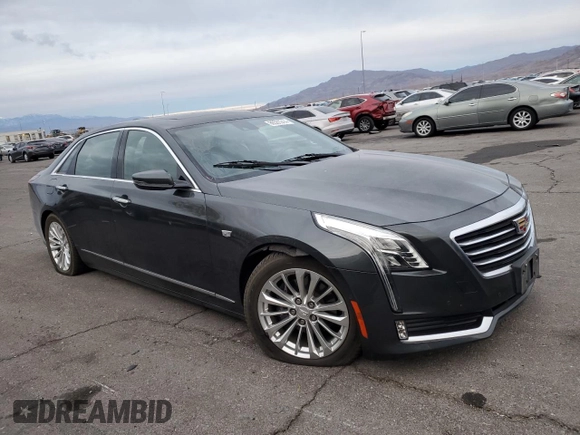 2017 Cadillac CT6 Luxury RWD with VIN 1G6KC5RX1HU188452, listed as a Copart auction lot 86581314 with 68,952 mi miles and Salvage title. Bid and sale history available at DreamBid. Image 4.