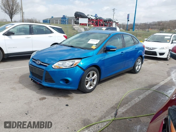 2014 Ford Focus SE with VIN 1FADP3F23EL310193, listed as a IAAI auction lot 41808058 with 53,658 mi miles. Bid and sale history available at carsss.com. Image 17.