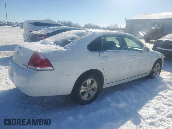 2014 Chevrolet Impala LS with VIN 2G1WA5E32E1111161, listed as a Copart auction lot 44968185 with 74,882 mi miles and Salvage Title. Bid and sale history available at DreamBid. Image 3.