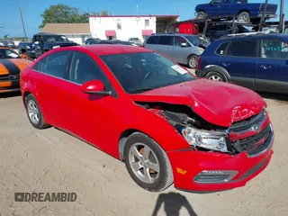2015 Chevrolet Cruze LT with VIN 1G1PC5SB9F7106666, listed as a IAAI auction lot 41950836 with 234,790 mi miles and . Bid and sale history available at DreamBid. Image 1.
