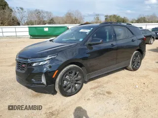 2023 Chevrolet Equinox RS with VIN 3GNAXMEG7PL206613, listed as a Copart auction lot 43908215 with 11,797 mi miles and Salvage Title. Bid and sale history available at carsss.com. Image 1.