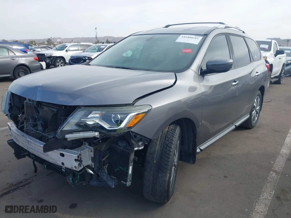 2017 Nissan Pathfinder SV with VIN 5N1DR2MNXHC638433, listed as a IAAI auction lot 41688692 with 85,972 mi miles. Bid and sale history available at carsss.com. Image 18.
