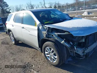 2018 Chevrolet Traverse LS with VIN 1GNEVFKW9JJ278636, listed as a IAAI auction lot 41356423 with 113,783 mi miles. Bid and sale history available at carsss.com. Image 1.