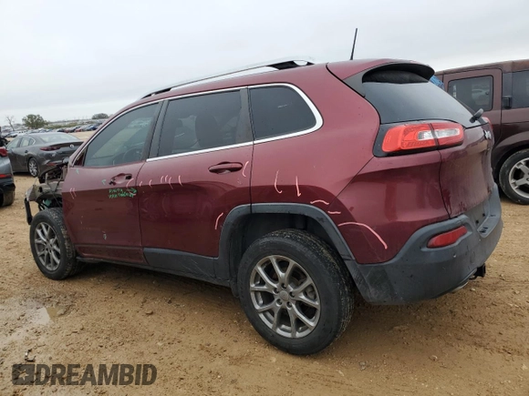 2018 Jeep Cherokee Latitude Plus with VIN 1C4PJLLBXJD615689, listed as a Copart auction lot 44822955 with 54,412 mi miles and Salvage Title. Bid and sale history available at carsss.com. Image 2.