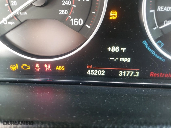 2015 BMW 3 Series Gran Turismo 328i xDrive with VIN WBA8Z5C51FD671527, listed as a Copart auction lot 53338182 with 45,202 mi miles. Bid and sale history available at carsss.com. Image 8.