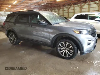 2022 Ford Explorer ST-Line с VIN 1FMSK8KH6NGA80354, выставлен на аукционе Copart как лот 82803054 с пробегом 53 074 миль миль и Списание • Salvage title. История ставок и продаж доступна на DreamBid. Изображение 4.