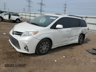 2018 Toyota Sienna XLE Auto Access Seat with VIN 5TDYZ3DC5JS926701, listed as a Copart auction lot 59120975 with 43,489 mi miles and Salvage title. Bid and sale history available at DreamBid. Image 1.