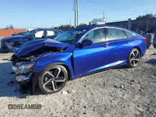 2019 Honda Accord Sport with VIN 1HGCV2F30KA011946, listed as a Copart auction lot 88006805 with 52,184 mi miles and Salvage title. Bid and sale history available at DreamBid. Image 1.