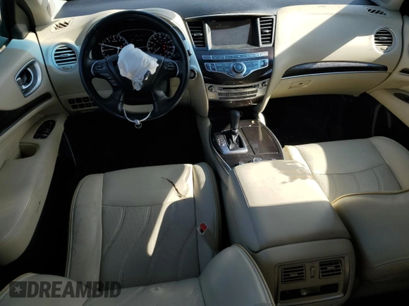 2015 Infiniti QX60 with VIN 5N1AL0MM0FC515754, listed as a Copart auction lot 48455105 with 95,431 mi miles and Salvage title. Bid and sale history available at DreamBid. Image 8.