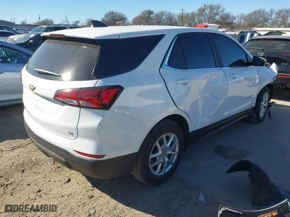 2024 Chevrolet Equinox LT with VIN 3GNAXKEG3RL345399, listed as a IAAI auction lot 41263632 with 51,139 mi miles. Bid and sale history available at carsss.com. Image 4.